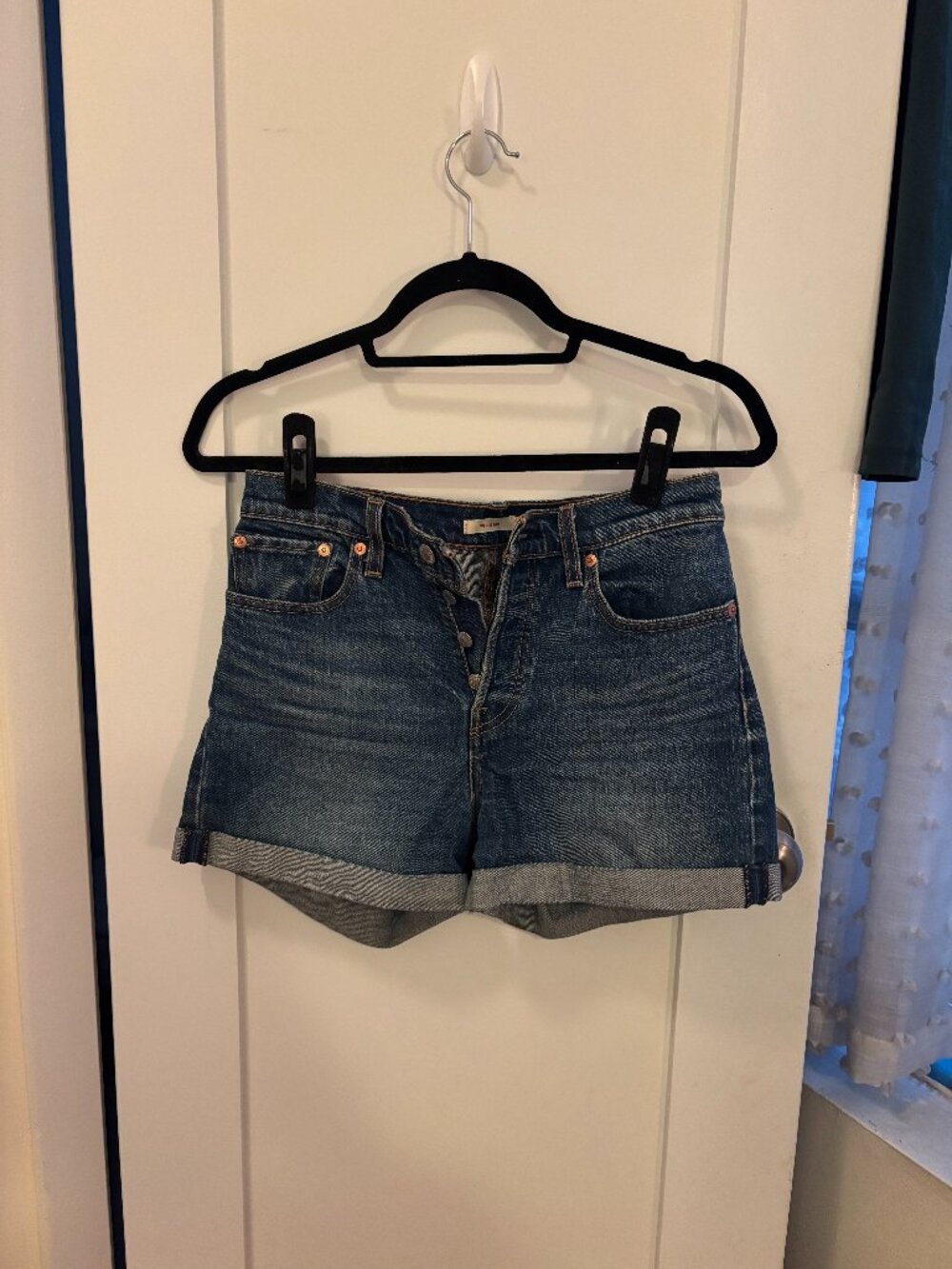 Levi's Wedgie denim shorts